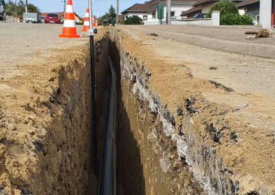 Tranchée conduit - MS-E-T