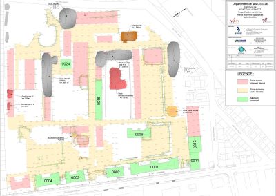 Plan de recolement topographique Commune de Montigny - MS-E-T